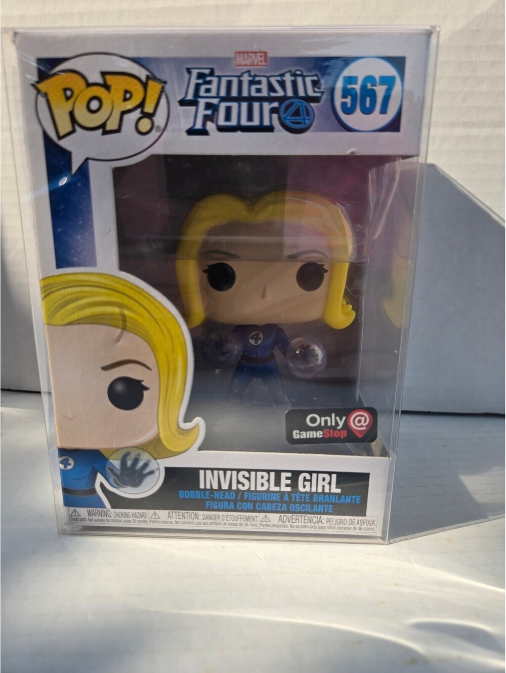 Funko Pop! Marvel Fantastic Four Invisible Girl #567 Gamstop Exclusive